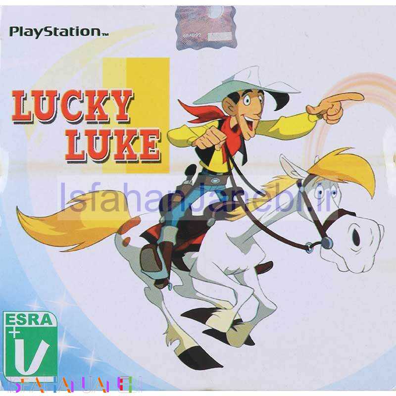 اصفهان جانبی-بازی Lucky Luke لوح زرین مناسب برای PS1