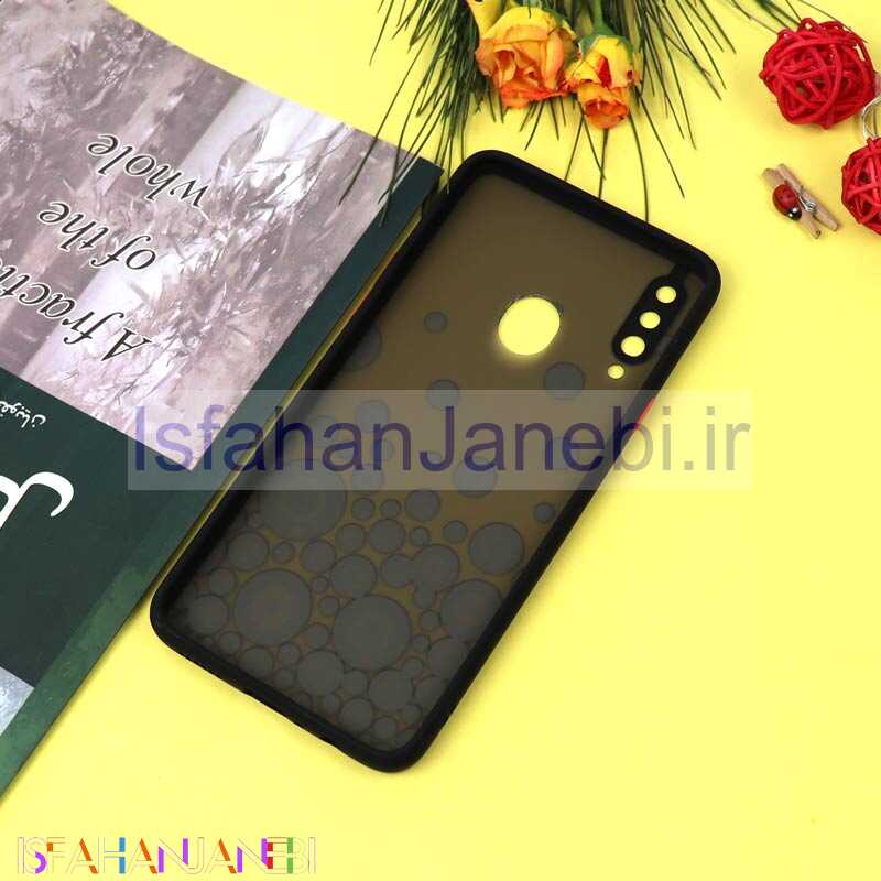 اصفهان جانبی-قاب PC مات محافظ لنزدار طرحدار چشم و نظر Samsung A20s