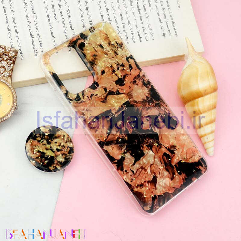 اصفهان جانبی-قاب طرحدار رزینی پاپ سوکت دار Xiaomi Redmi Note 10 4G