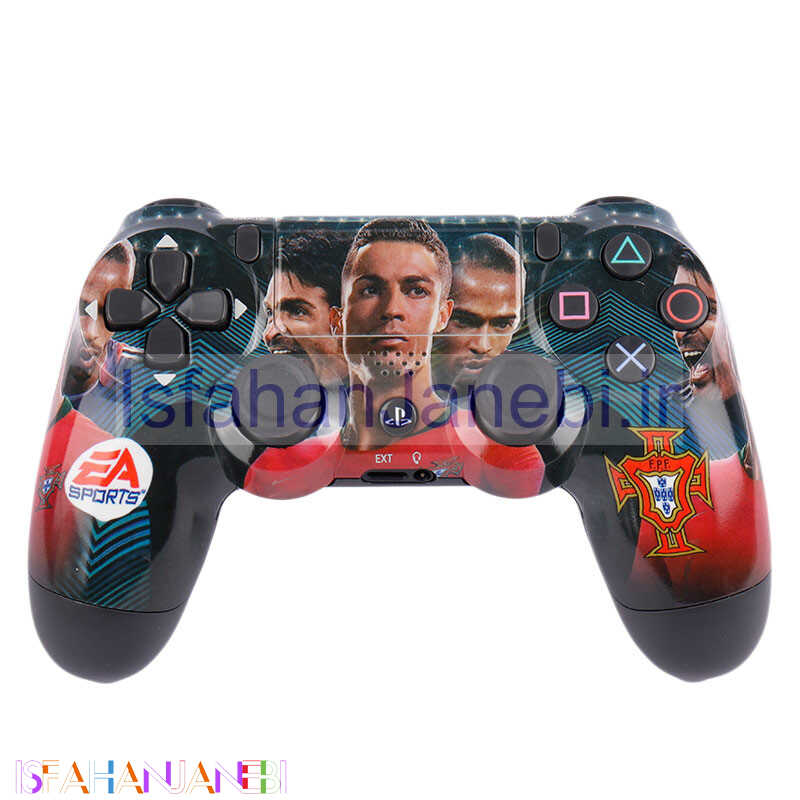 اصفهان جانبی-دسته بازی بی سیم SONY PlayStation 4 DualShock 4 High Copy طرح فوتبالی