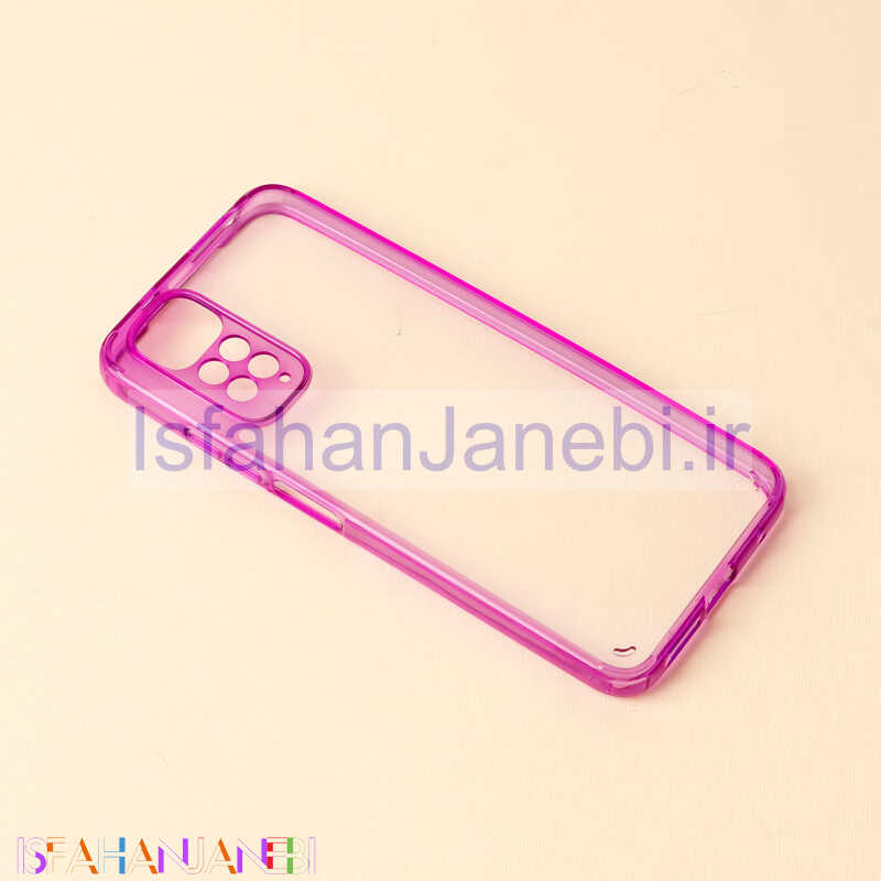 اصفهان جانبی-قاب اکریلیک دور رنگی محافظ لنزدار Xiaomi Redmi Note 11 / 11s