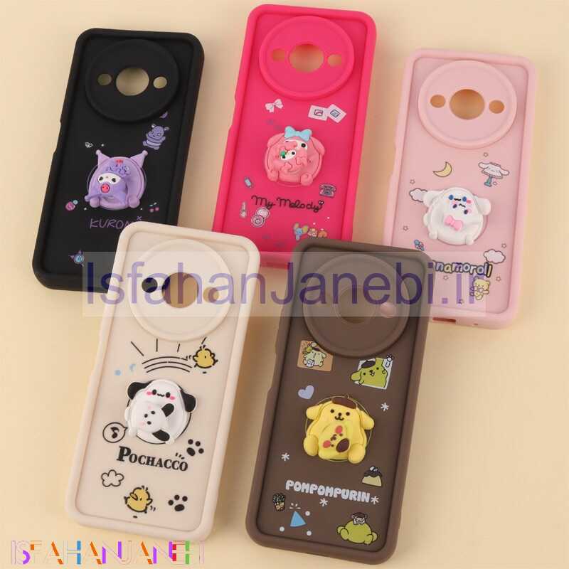 اصفهان جانبی-قاب سولید شیائومی Redmi A3 / A3X اسپینردار محافظ لنزدار