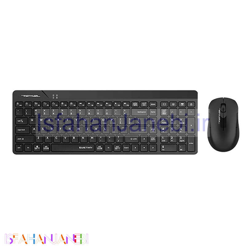 اصفهان جانبی-کیبورد و موس بی سیم ای فورتک FG2300 Air