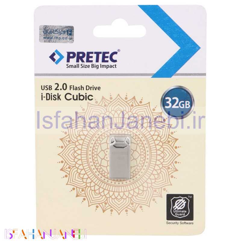 اصفهان جانبی-فلش 32 گیگ پرتک Pretec i-Disk Cubic