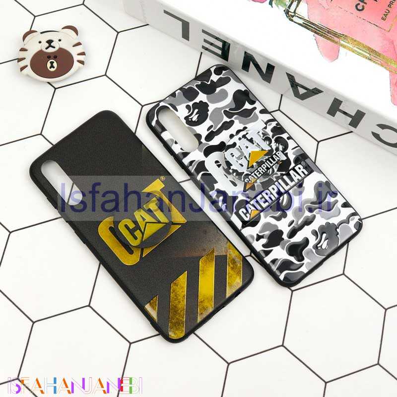 اصفهان جانبی-قاب فانتزی برجسته + پاپ سوکت طرح CAT سامسونگ A70 سری D