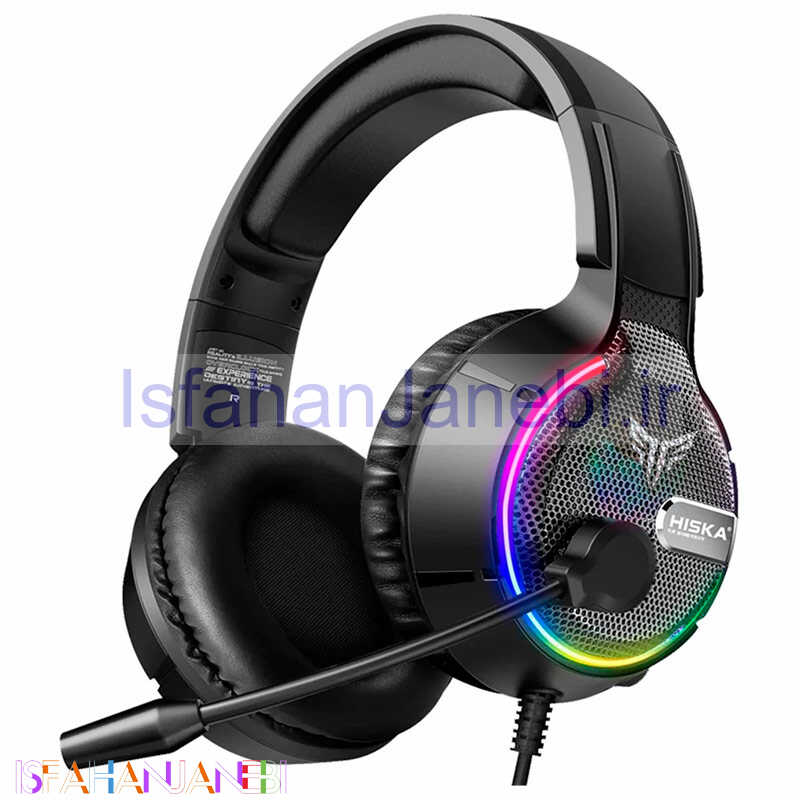 اصفهان جانبی-هدست گیمینگ سیم دار Hiska GHR-03
