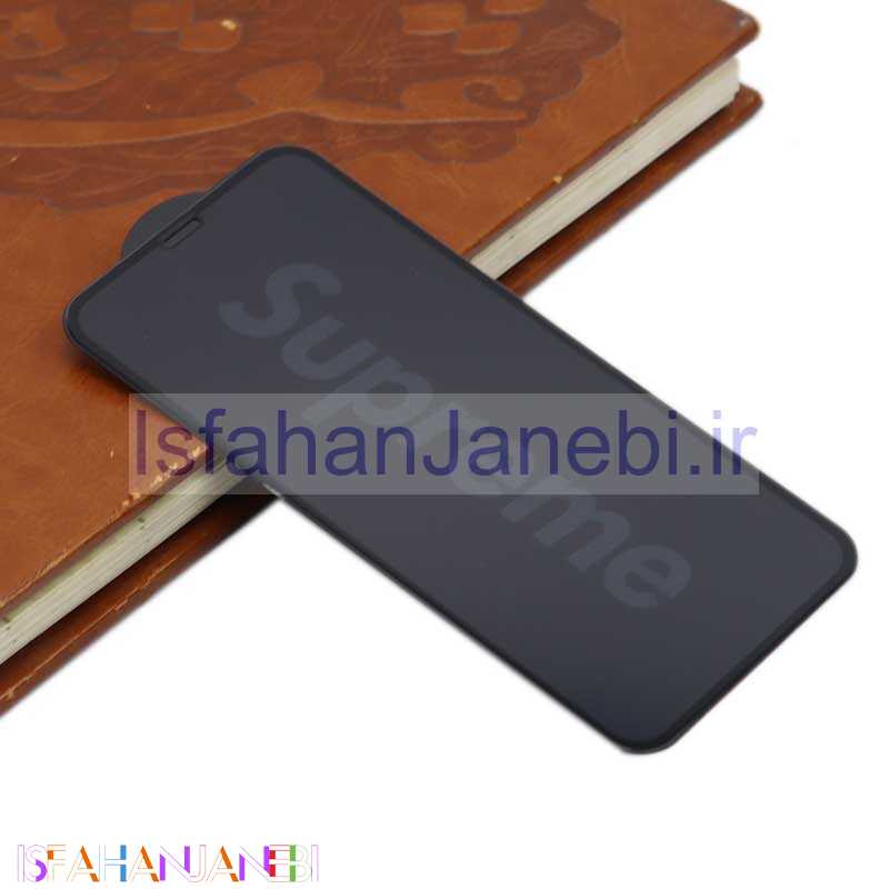 اصفهان جانبی-گلس طرحدار آیفون iPhone X/XS مشکی