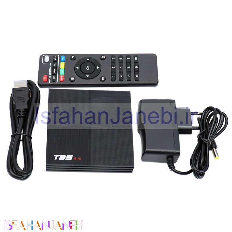 اصفهان جانبی-اندروید باکس Sunvell T95 Mini 16GB 4K + ریموت کنترل