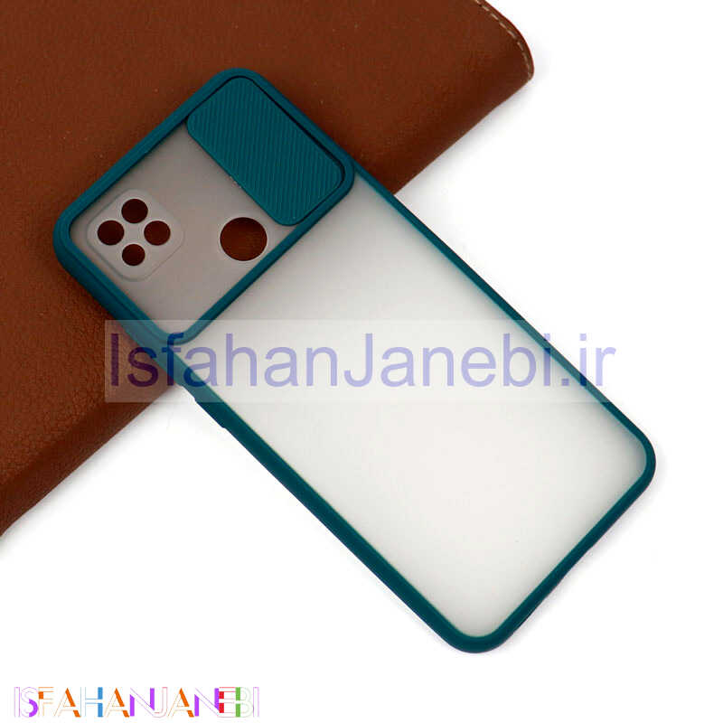 اصفهان جانبی-قاب PC مات محافظ لنز دار کشویی Xiaomi Redmi 9C