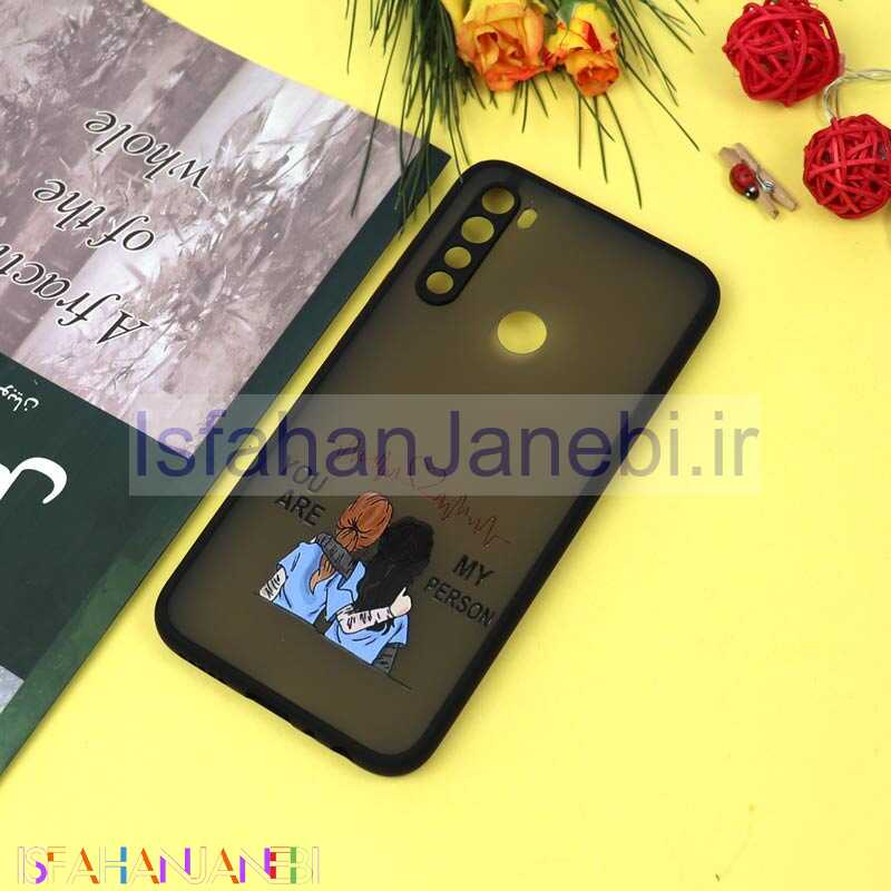 اصفهان جانبی-قاب PC مات محافظ لنزدار طرحدار Friends شیائومی Redmi Note 8