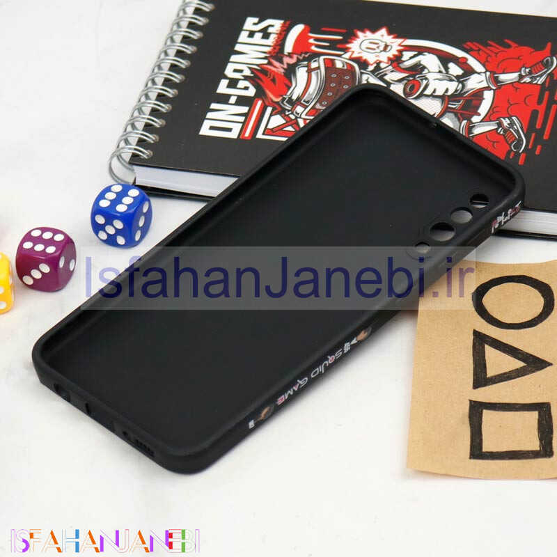اصفهان جانبی-قاب سیلیکونی محافظ لنزدار طرح اسکویید گیم Samsung Galaxy A30s / A50s کد 8