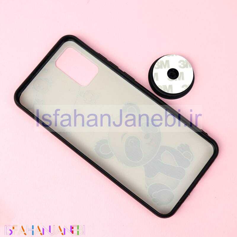 اصفهان جانبی-قاب فانتزی برجسته + پاپ سوکت طرح پاندا سامسونگ A02s سری D