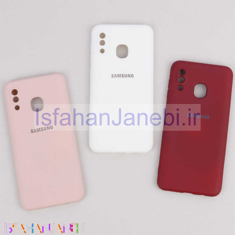 اصفهان جانبی-قاب سیلیکونی محافظ لنزدار Highcopy سامسونگ Samsung Galaxy A20 / A30
