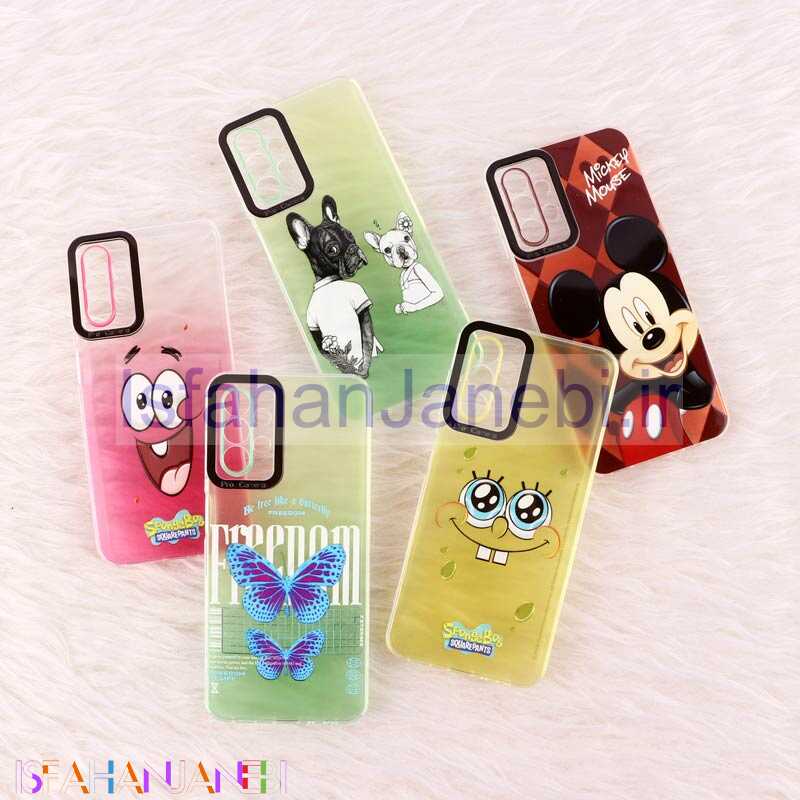 اصفهان جانبی-قاب ژله ای فانتزی محافظ لنزدار Samsung Galaxy A13 4G