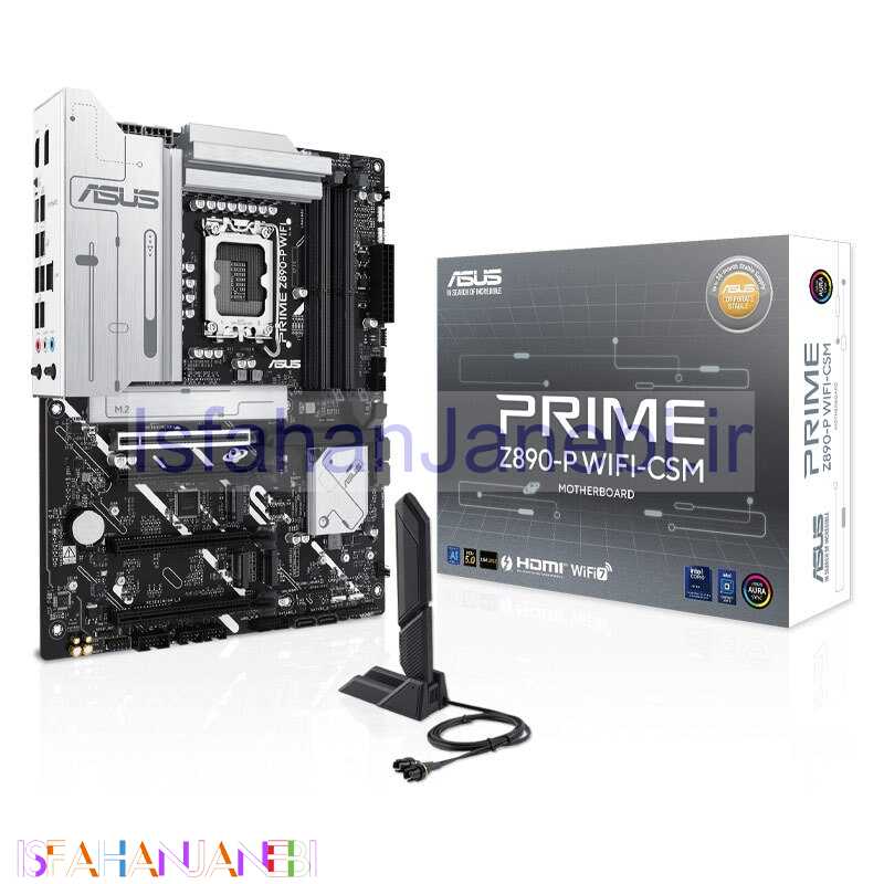 اصفهان جانبی-مادربرد ایسوس PRIME Z890-P WIFI-CSM DDR5