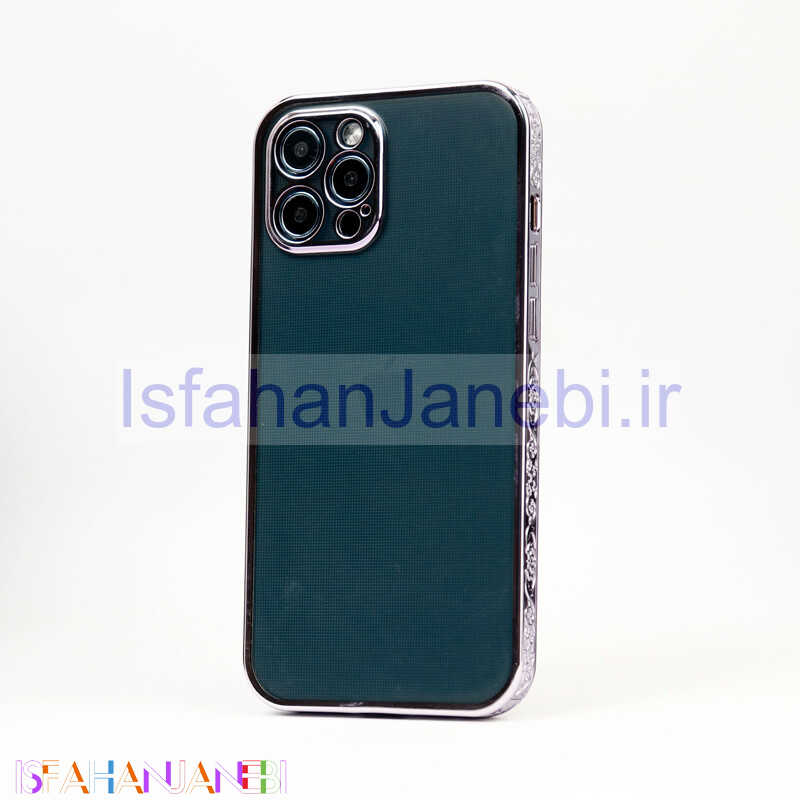 اصفهان جانبی-قاب شفاف دور طرحدار محافظ لنزدار iPhone 12 Pro Max