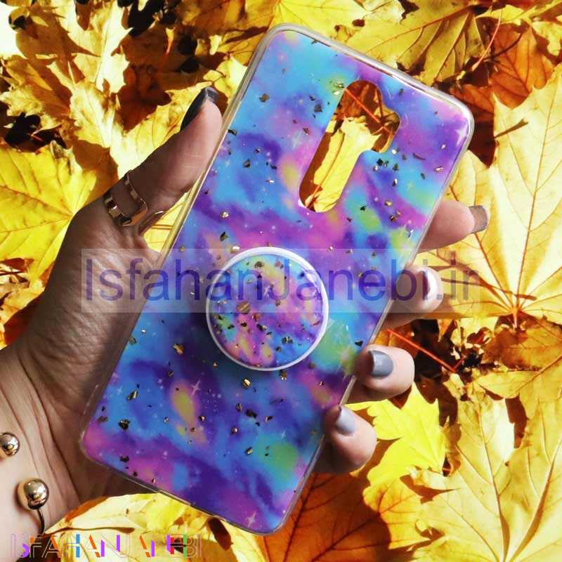 اصفهان جانبی-قاب رنگین کمانی پاپ سوکت دار خرچنگی کد5 شیائومی Redmi Note 8 Pro