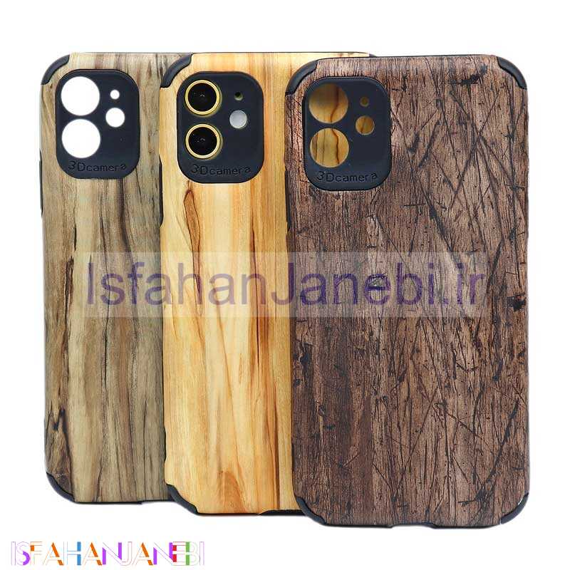 اصفهان جانبی-قاب طرح چوب iPhone 11