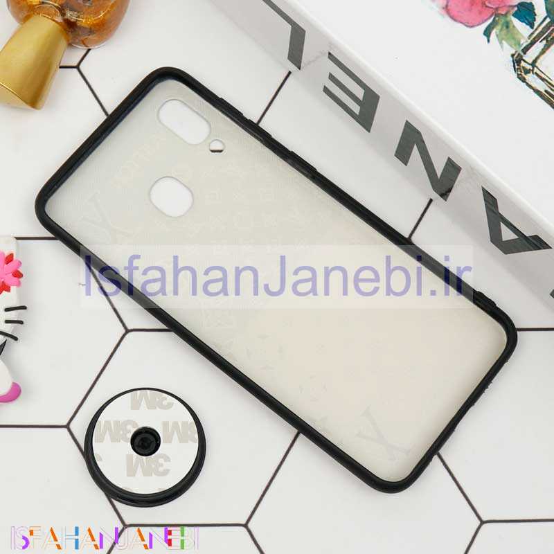 اصفهان جانبی-قاب فانتزی برجسته + پاپ سوکت طرح LV سامسونگ A20/A30 سری D