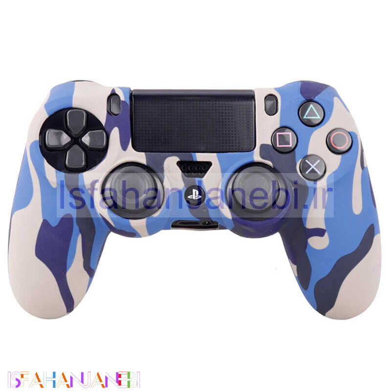اصفهان جانبی-روکش دسته بازی PS4 طرح چریکی خاکی آبی