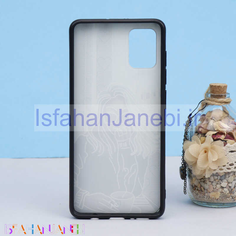 اصفهان جانبی-قاب طرحدار + پاپ سوکت Samsung A31 کد3 سری B