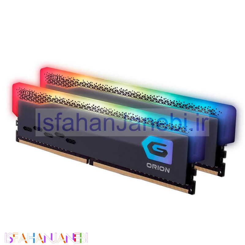 اصفهان جانبی-رم کامپیوتر Geil Orion RGB DDR4 32GB 3200MHz CL16 Dual