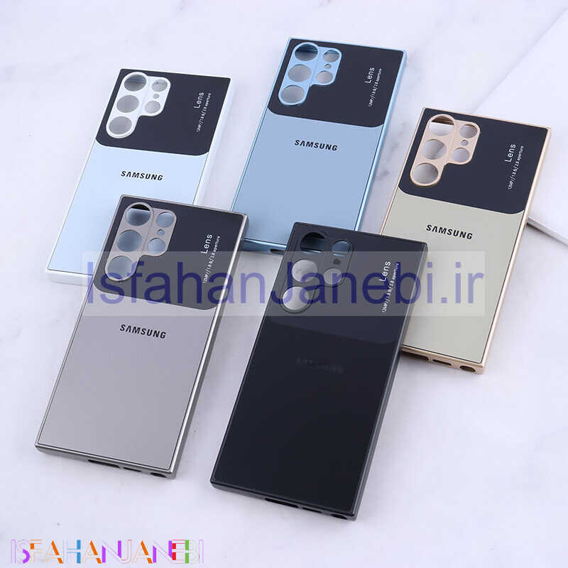 اصفهان جانبی-قاب PVD Lens Aperture سامسونگ Galaxy S23 Ultra محافظ لنزدار برجسته