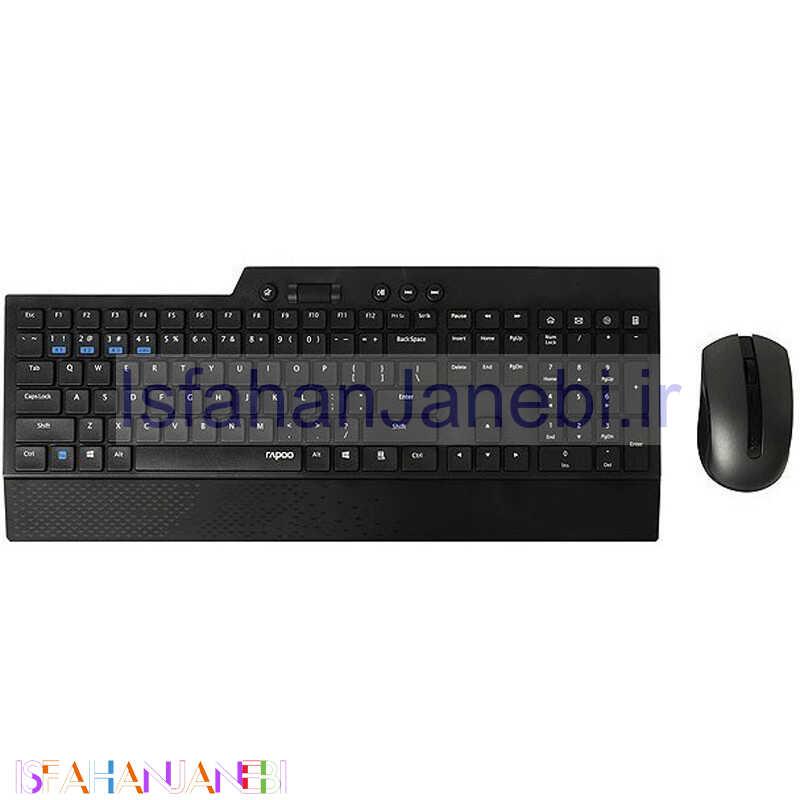 اصفهان جانبی-کیبورد و موس بی سیم رپو 8200T