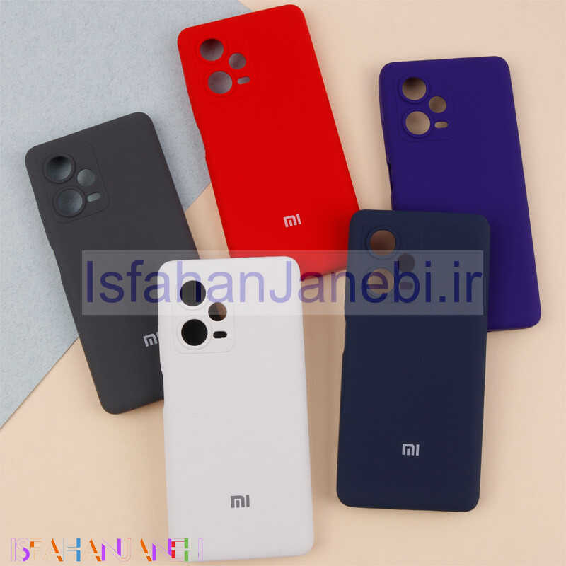 اصفهان جانبی-قاب سیلیکونی اصلی زیربسته شیائومی Redmi Note 12 Pro Plus محافظ لنزدار