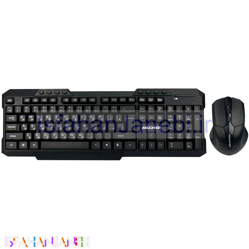 اصفهان جانبی-کیبورد و موس بی سیم مچر MR-415