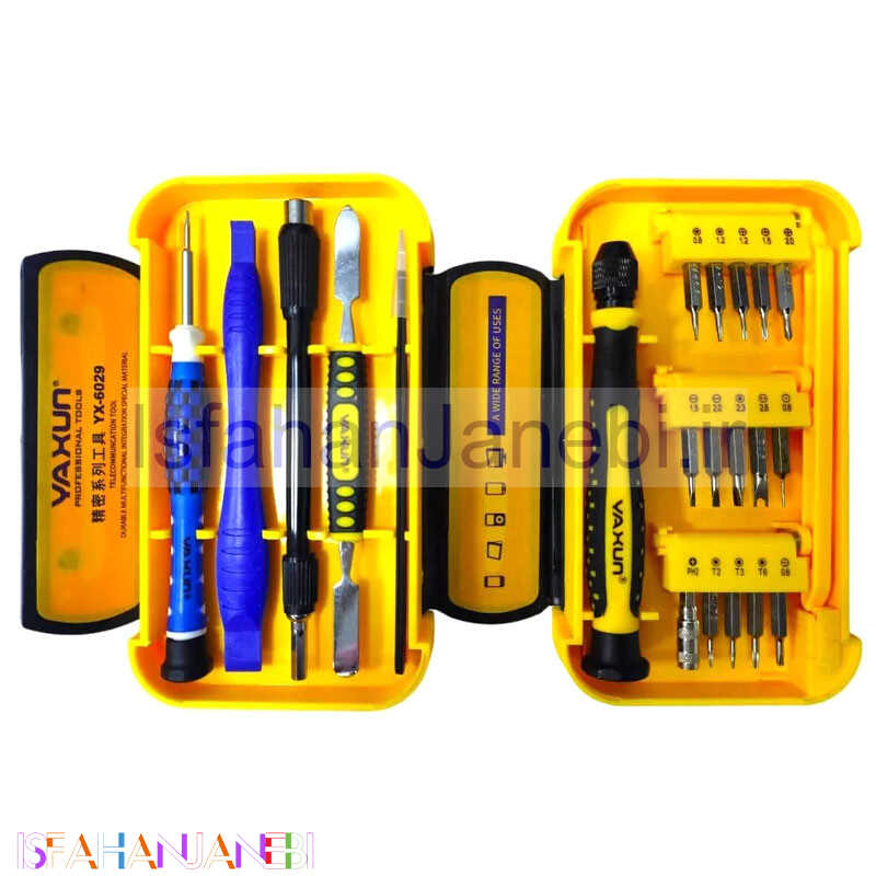 اصفهان جانبی-ست پیچ گوشتی تعمیرات موبایل Yaxun YX-6029A