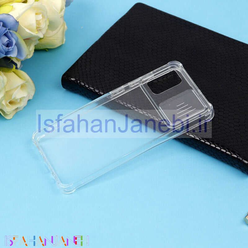 اصفهان جانبی-قاب PC شفاف ضربه گیر محافظ لنزدار کشویی Samsung A51
