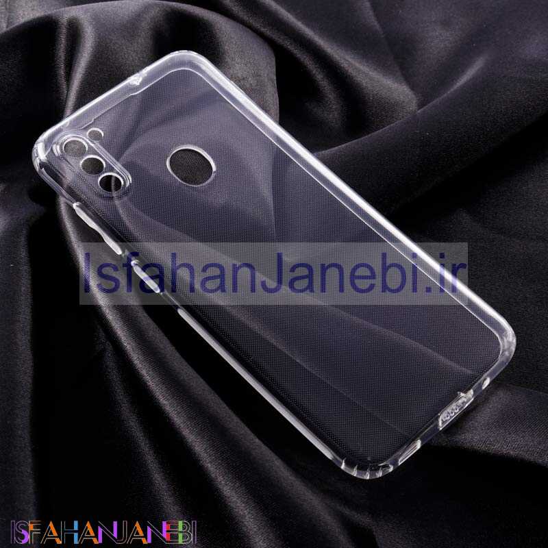 اصفهان جانبی-قاب ژله ای ساده بی رنگ محافظ لنزدار Samsung Galaxy A11