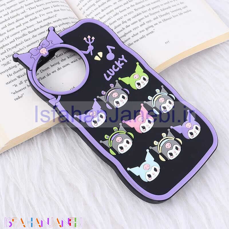 اصفهان جانبی-قاب سیلیکونی موج دار آیفون iPhone 13 Pro Max کرومی هدفون دار