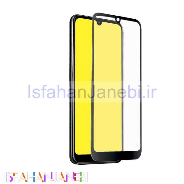 اصفهان جانبی-گلس فول تمام چسب Huawei Y6 2019 مشکی
