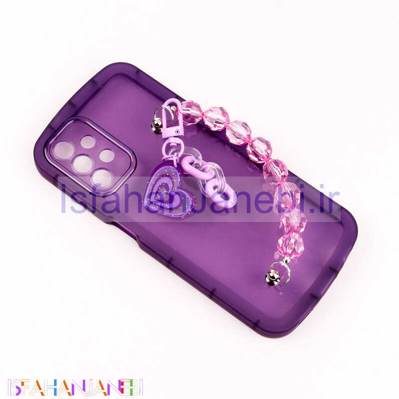 اصفهان جانبی-قاب فانتزی محافظ لنزدار + بند آویز سنگی Samsung Galaxy A13 4G