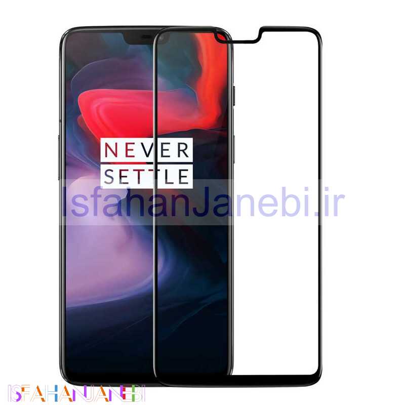 اصفهان جانبی-گلس تمام چسب One Plus 6 مشکی