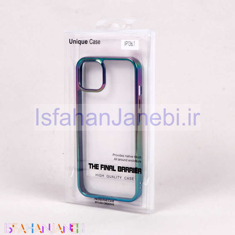اصفهان جانبی-قاب ضد ضربه شفاف دور هولوگرامی iPhone 13
