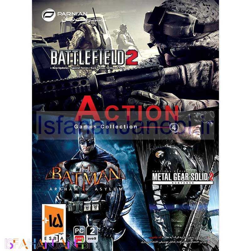 اصفهان جانبی-Action Games Collection 4 2DVD9 پرنیان