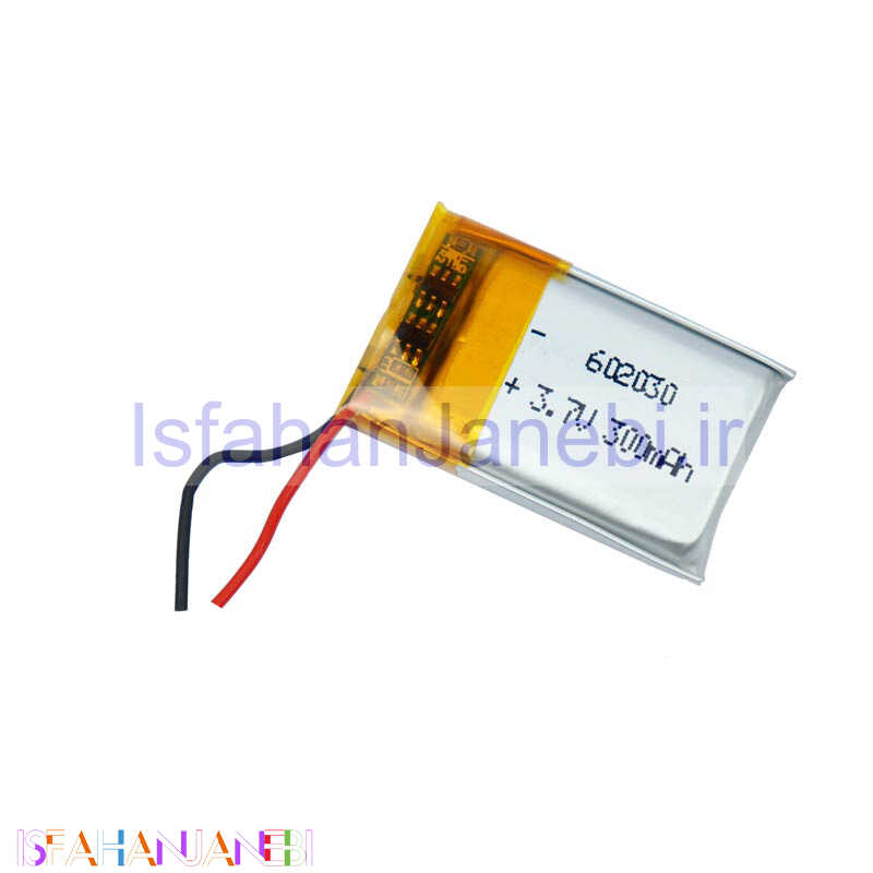 اصفهان جانبی-باتری لیتیوم 300mAh 6*10*16mm 602030
