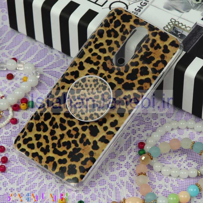 اصفهان جانبی-قاب سوپر IMD محافظ لنز دار پاپ سوکت دار Xiaomi Redmi 8 پلنگی