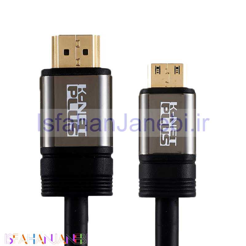 اصفهان جانبی-کابل K-NET Plus HDMI to mini HDMI 2.0 4K 1.8m
