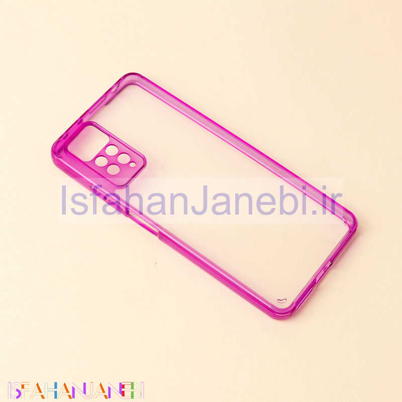 اصفهان جانبی-قاب اکریلیک دور رنگی محافظ لنزدار Xiaomi Redmi Note 11 Pro