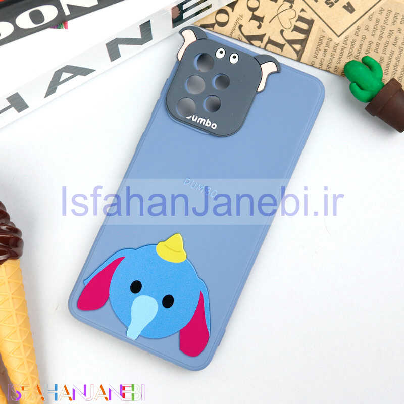 اصفهان جانبی-قاب سیلیکونی عروسکی محافظ لنزدار طرح Dumbo سامسونگ Samsung Galaxy A52 / A52s