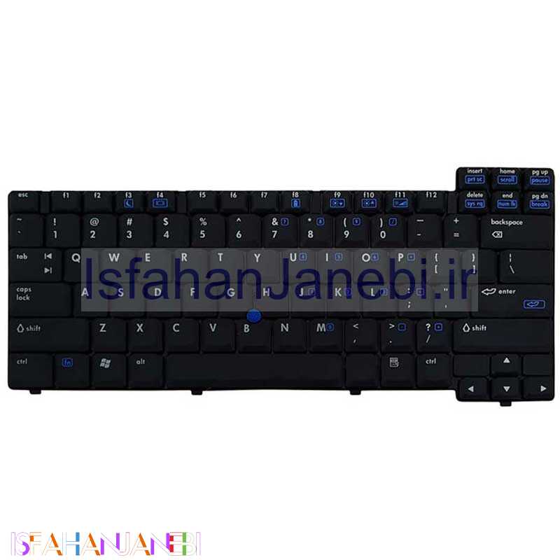 اصفهان جانبی-کیبورد لپ تاپ HP Compaq NC620-NX7400 با موس - مشکی