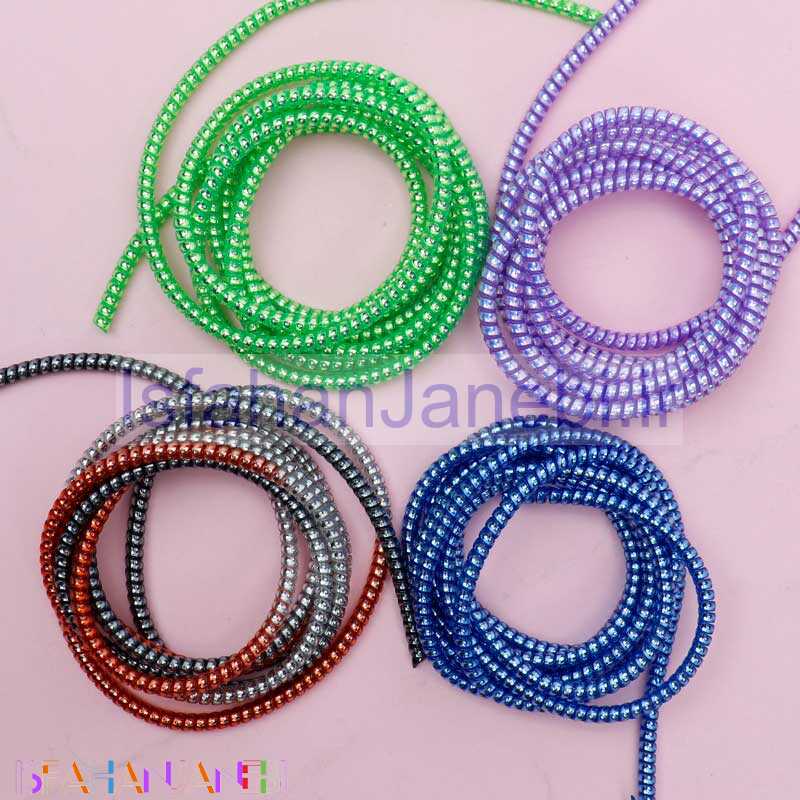 اصفهان جانبی-روکش هندزفری فنری متالیک بسته 10 عددی