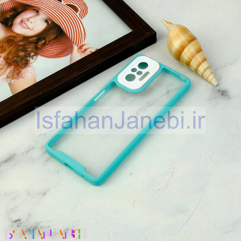 اصفهان جانبی-قاب ضد ضربه پشت شفاف Qsels محافظ لنزدار Xiaomi Redmi Note 10 Pro