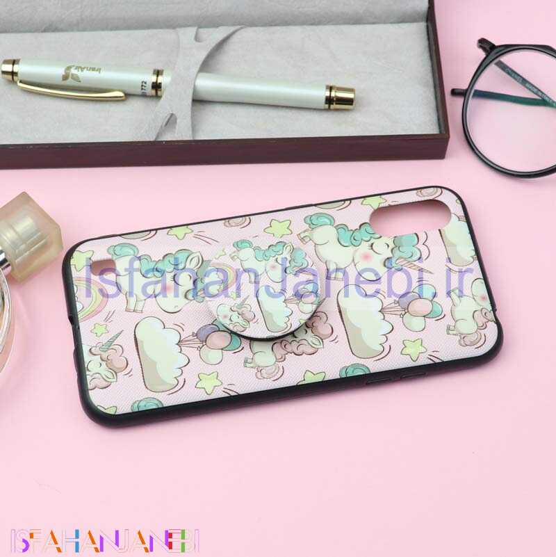 اصفهان جانبی-قاب فانتزی برجسته + پاپ سوکت کد8 سامسونگ A01