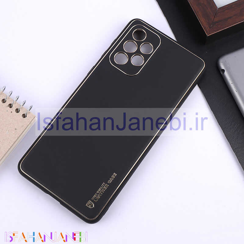 اصفهان جانبی-قاب چرمی My Case سامسونگ Galaxy A73 محافظ لنزدار دور رنگی