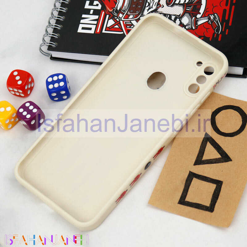 اصفهان جانبی-قاب سیلیکونی محافظ لنزدار طرح اسکویید گیم Samsung Galaxy A11 کد 7